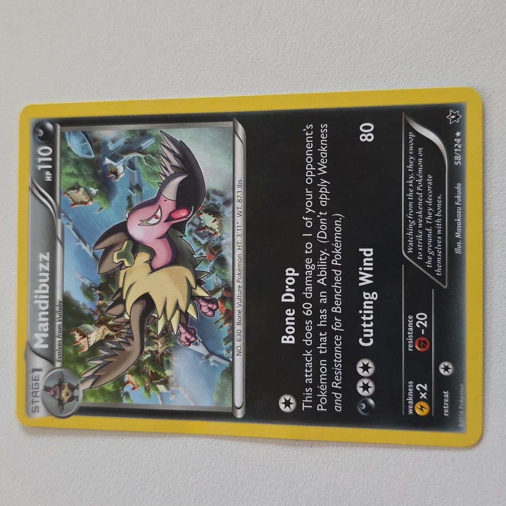 Pokemon Mandibuzz Card